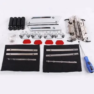 Chrome Latch Saddlebag Lids Hardware Cover Kit for Harley Touring Softail Saddlebag Lids
