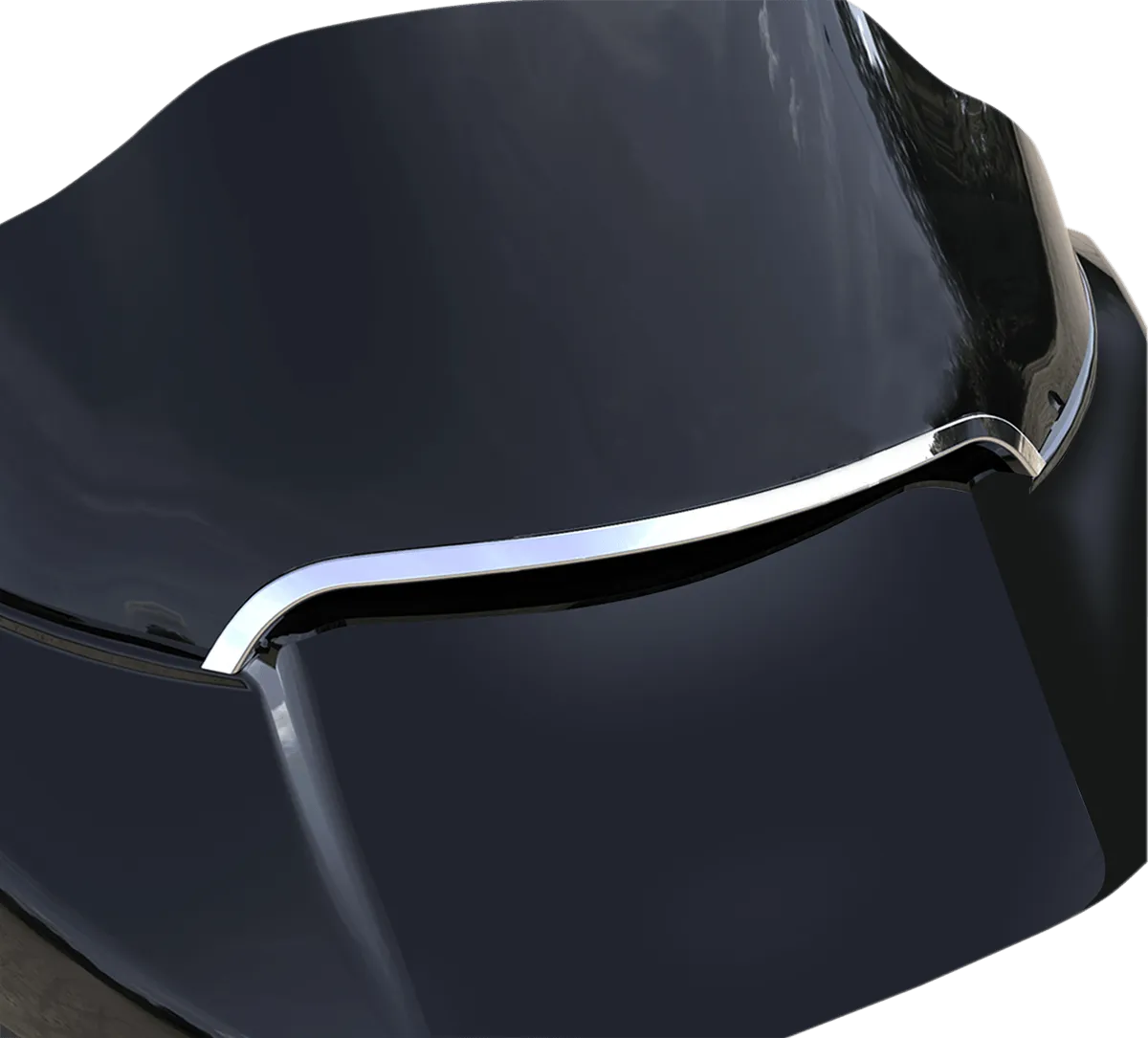 Ciro 11053 Center Windshield Trim - Black