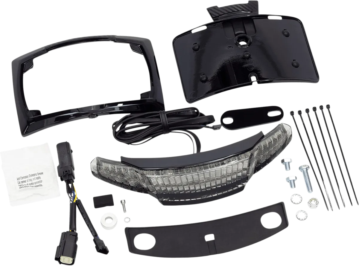 Ciro 40054 Tail Light and License Plate Mounts - Black