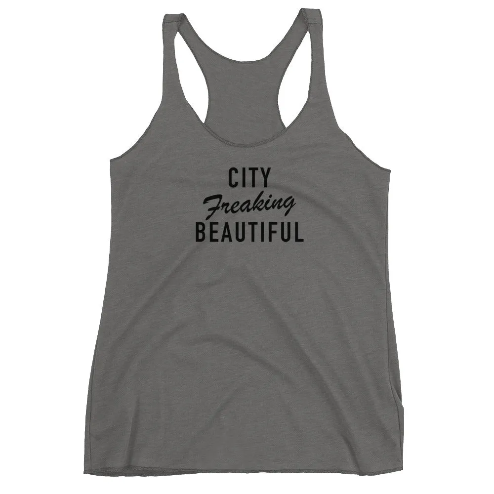 City Freaking Beautiful Women's Racerback