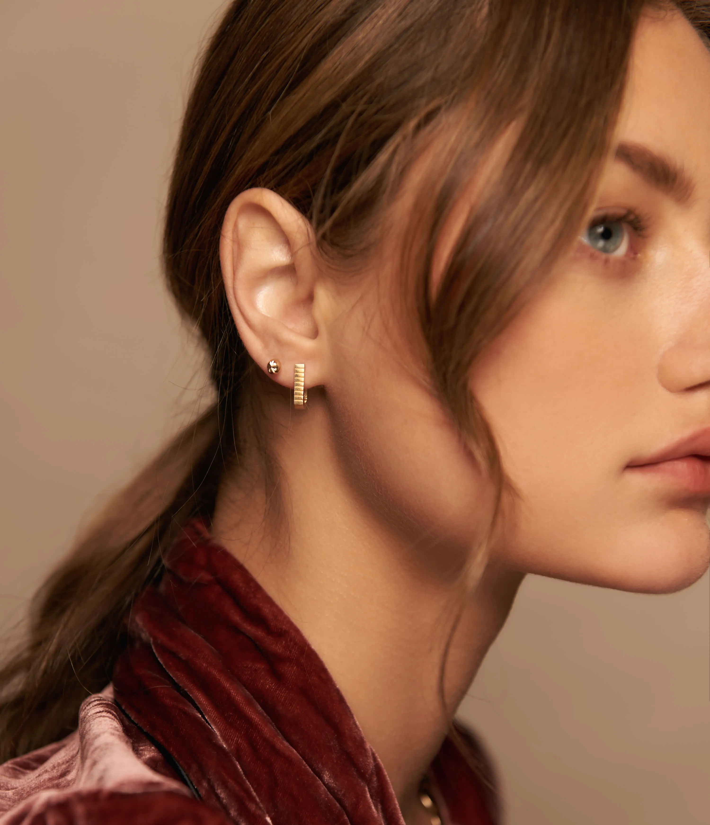 City Huggie Earrings