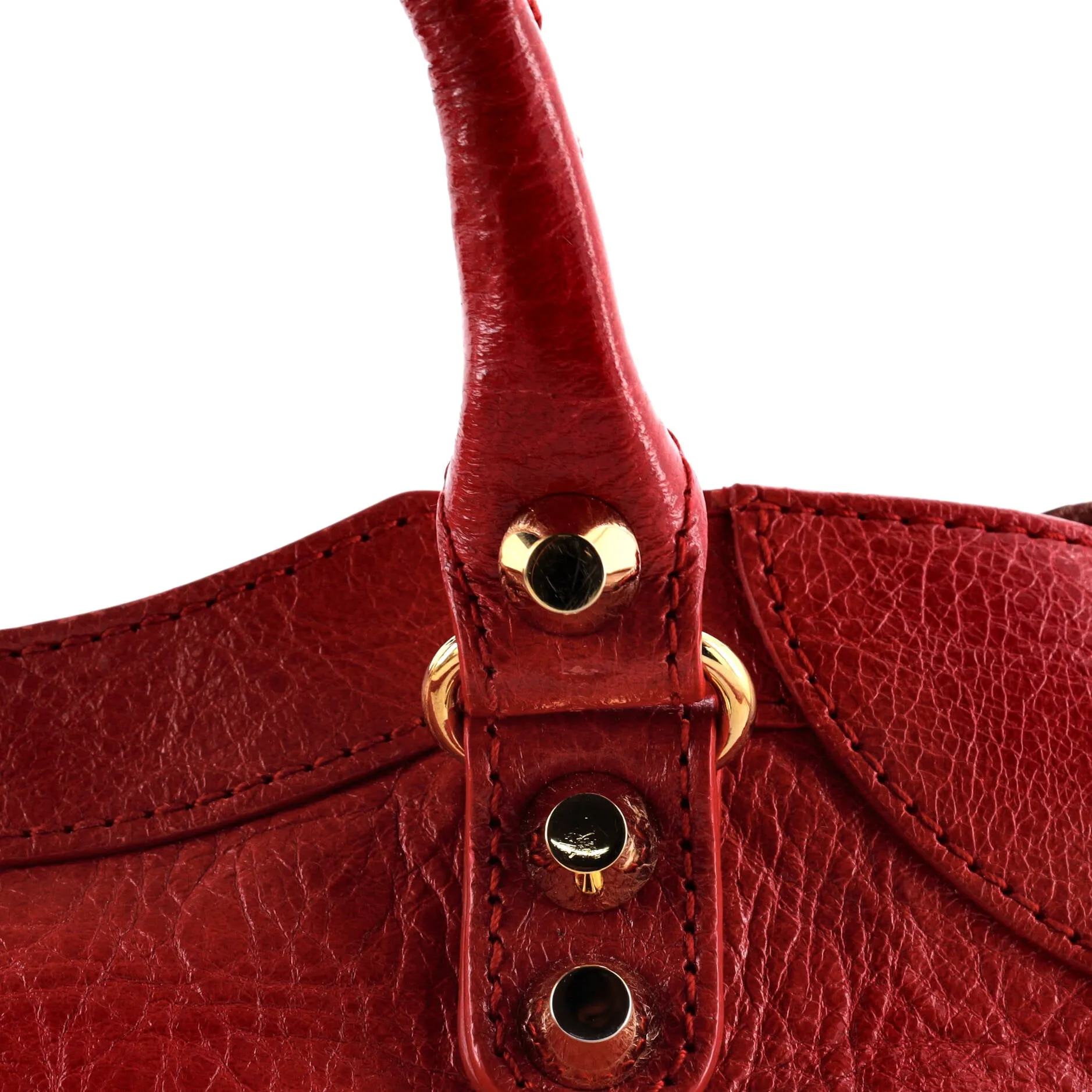 City Rubber Studs Bag Leather Mini
