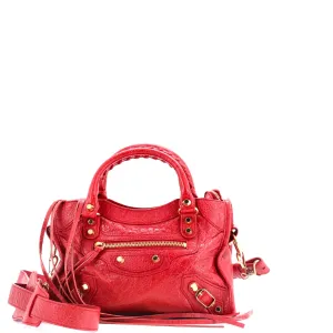 City Rubber Studs Bag Leather Mini