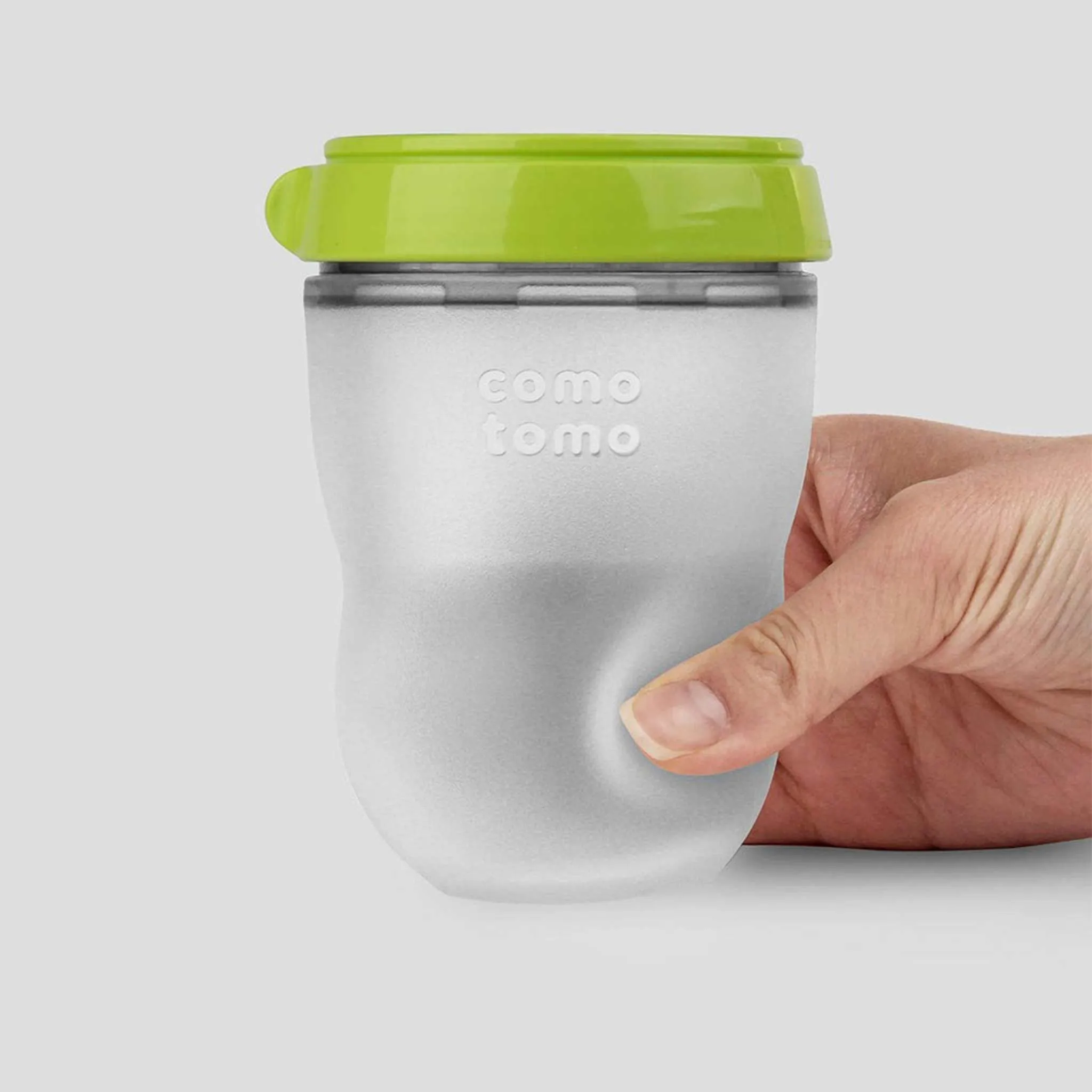 Comotomo Natural Feel Silicone Baby Bottle 2-Pack - 250ml/8oz Medium Flow