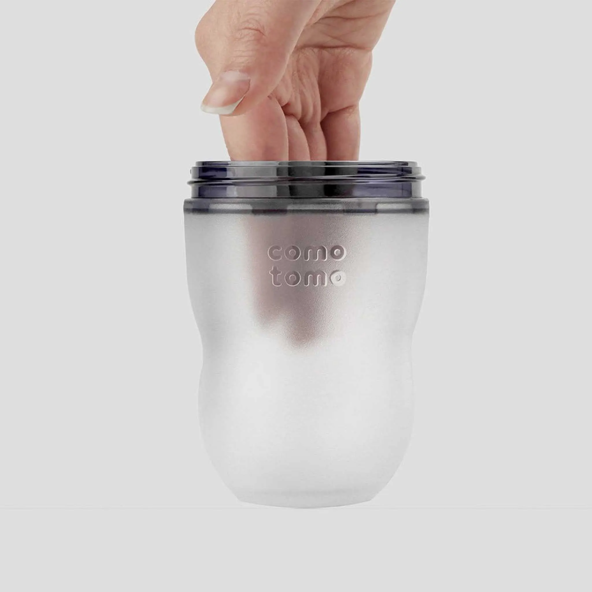 Comotomo Natural Feel Silicone Baby Bottle 2-Pack - 250ml/8oz Medium Flow