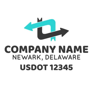 Company Name Truck Door Decal (USDOT), 2 Pack