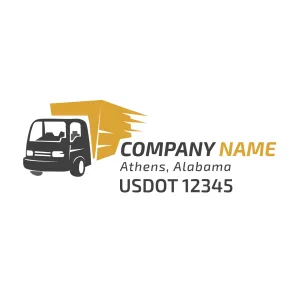 Company Name Truck Door Decal (USDOT), 2 Pack
