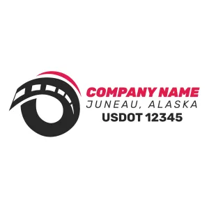 Company Name Truck Door Decal (USDOT), 2 Pack