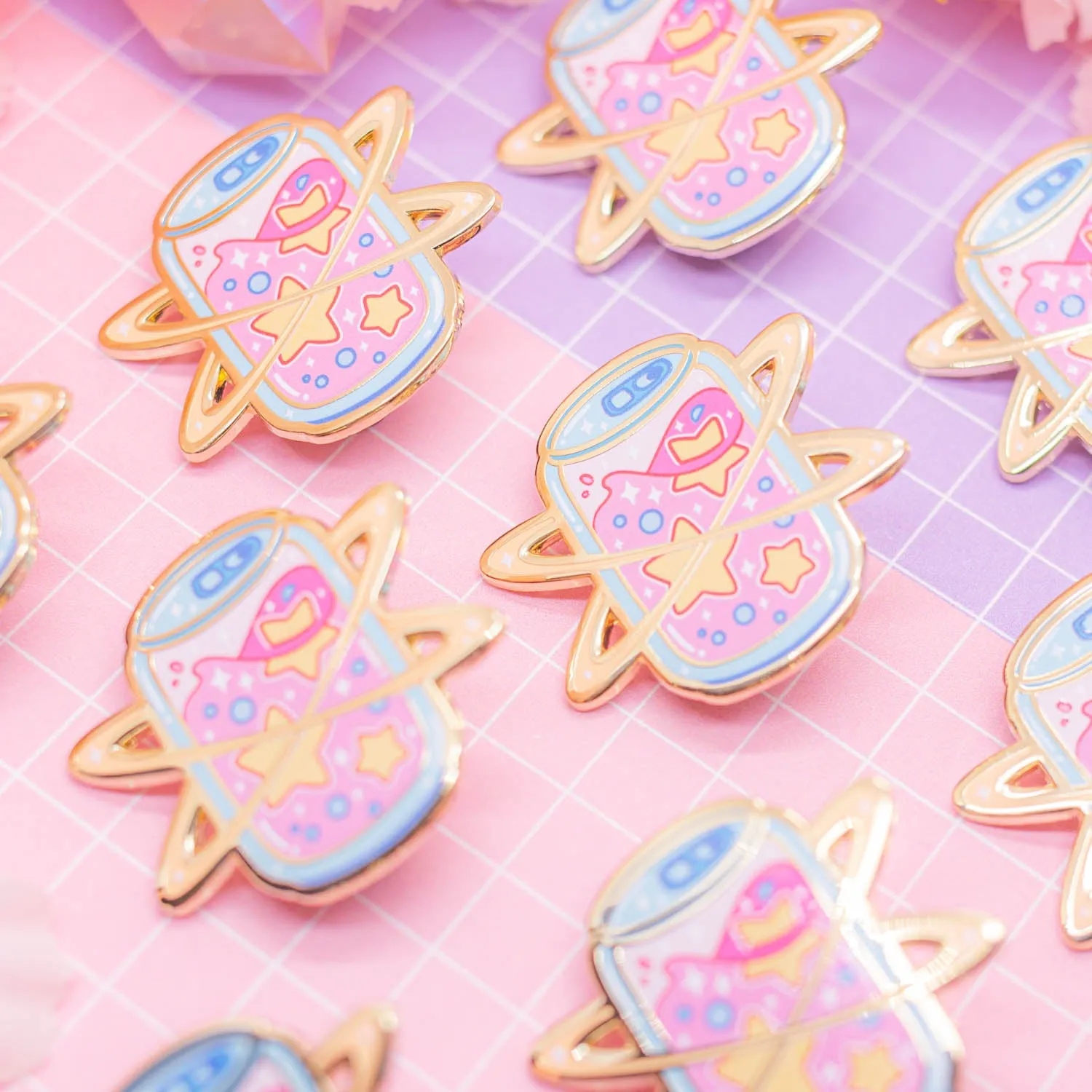Cosmic Snacks - cosmic soda enamel pin