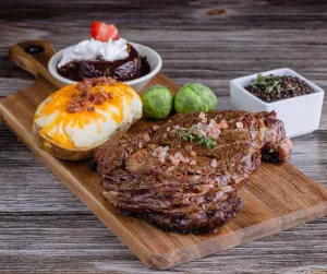 Cowboy's Steak Dinner