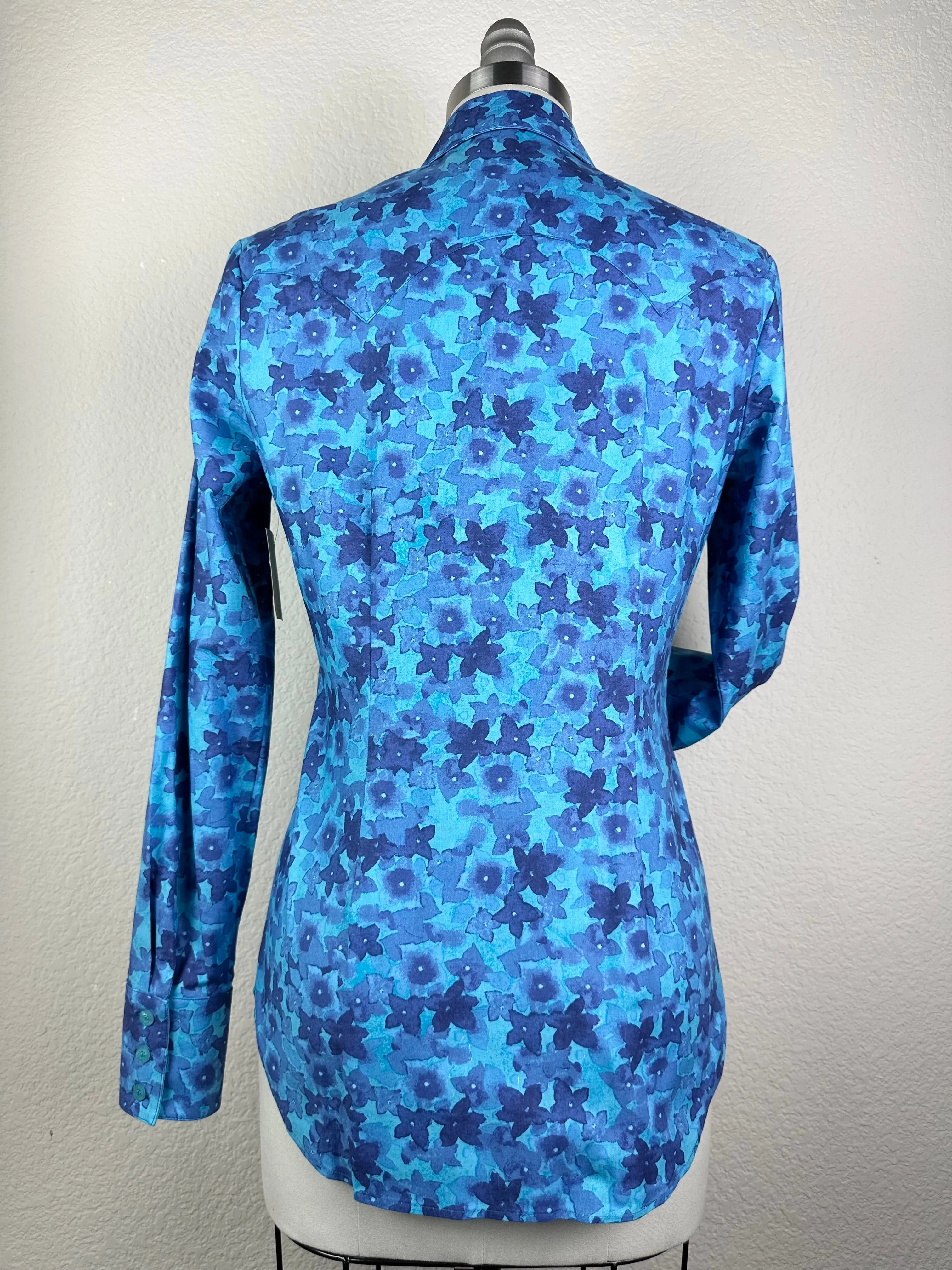 CR Western Pro Watercolor Violets Blue-FINAL SALE