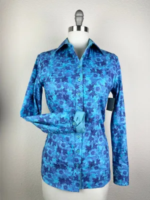 CR Western Pro Watercolor Violets Blue-FINAL SALE