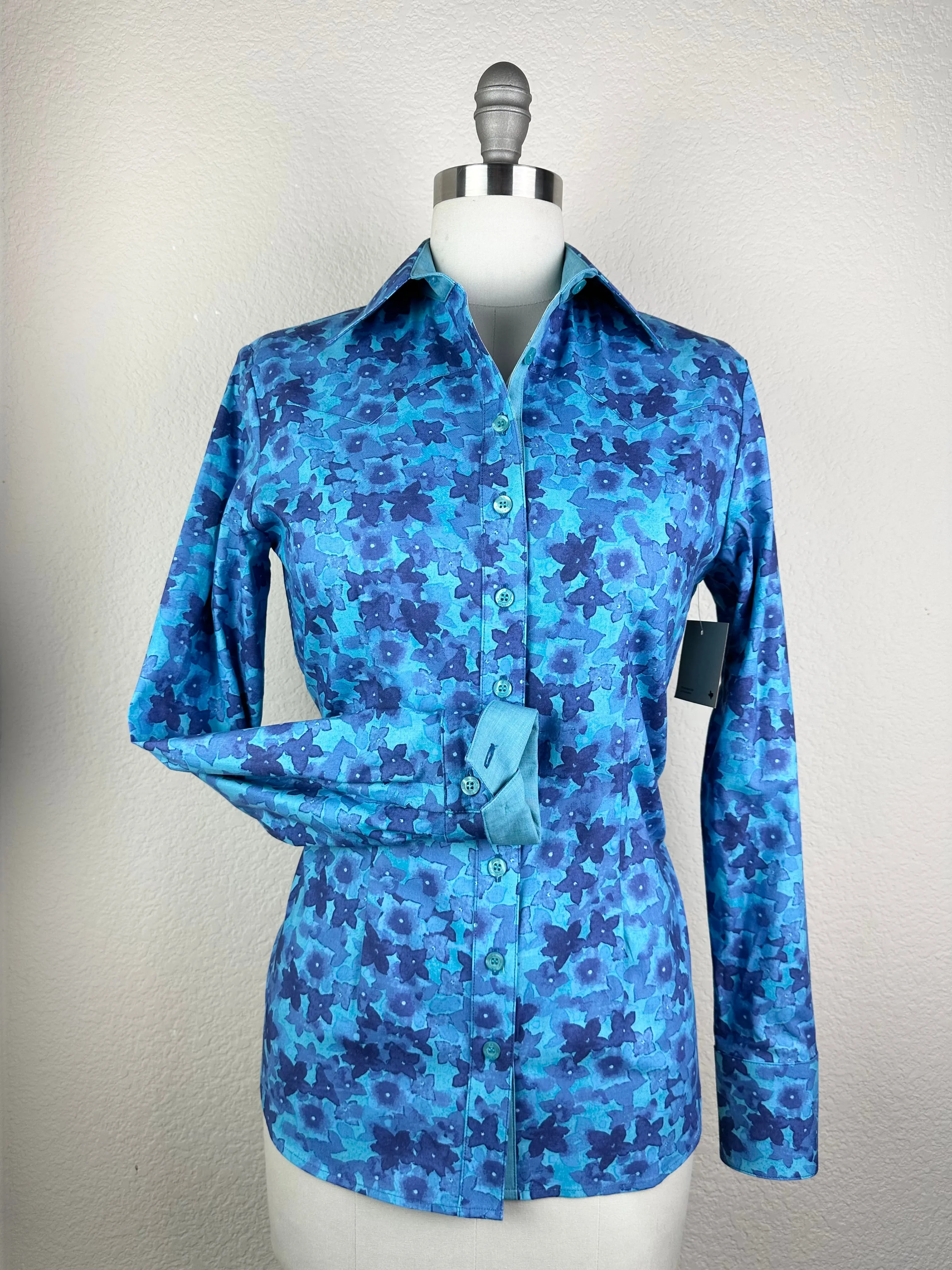 CR Western Pro Watercolor Violets Blue-FINAL SALE