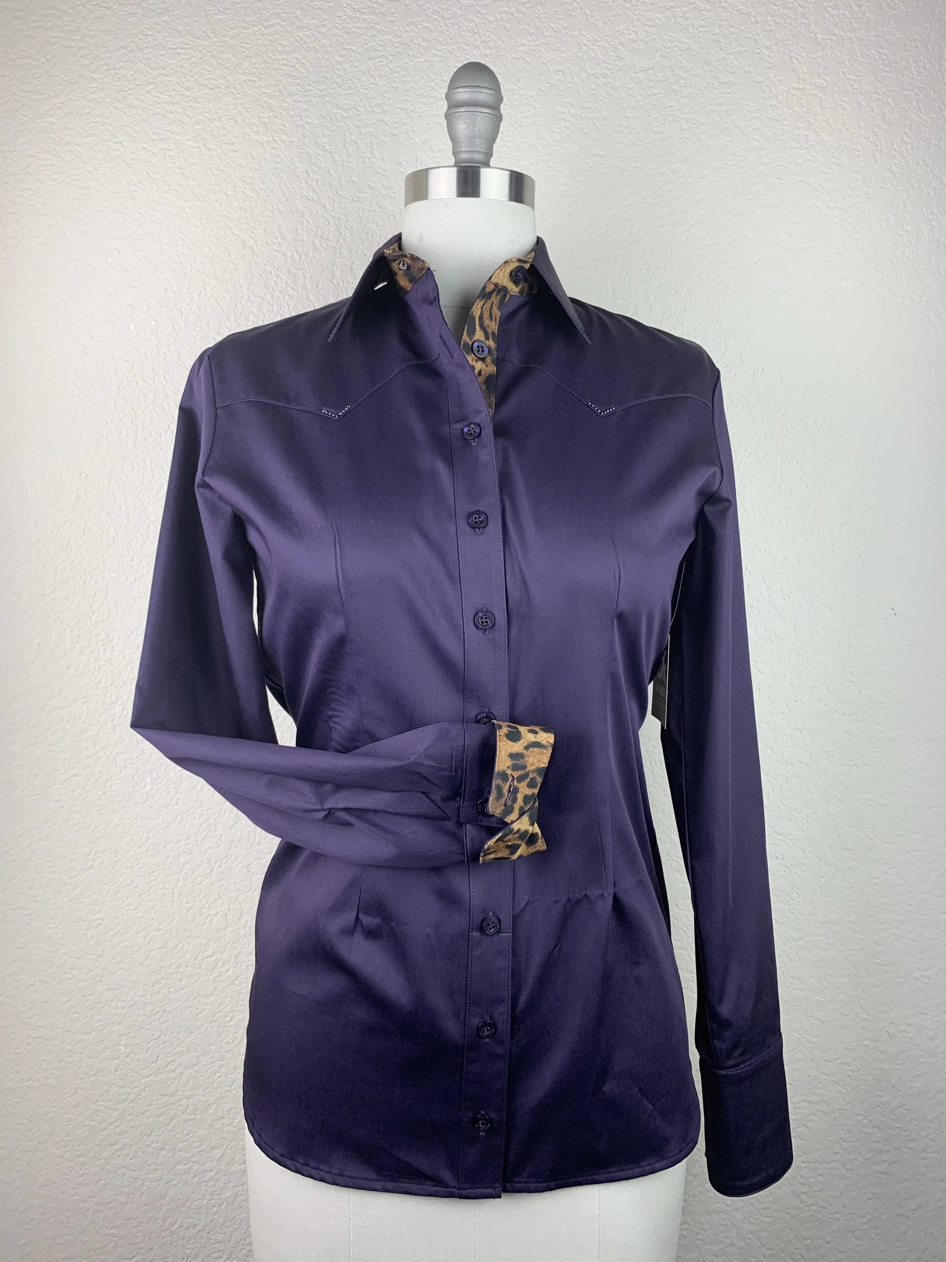 CR Western Pro Wild About Leopard Eggplant