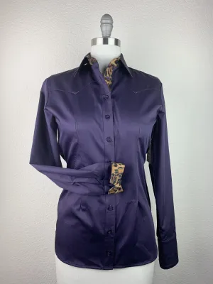 CR Western Pro Wild About Leopard Eggplant