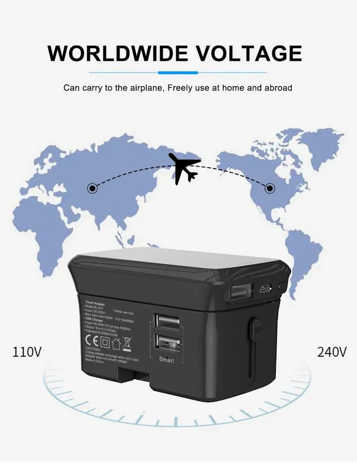Crony SL-310B Travel Charge With Power Bank