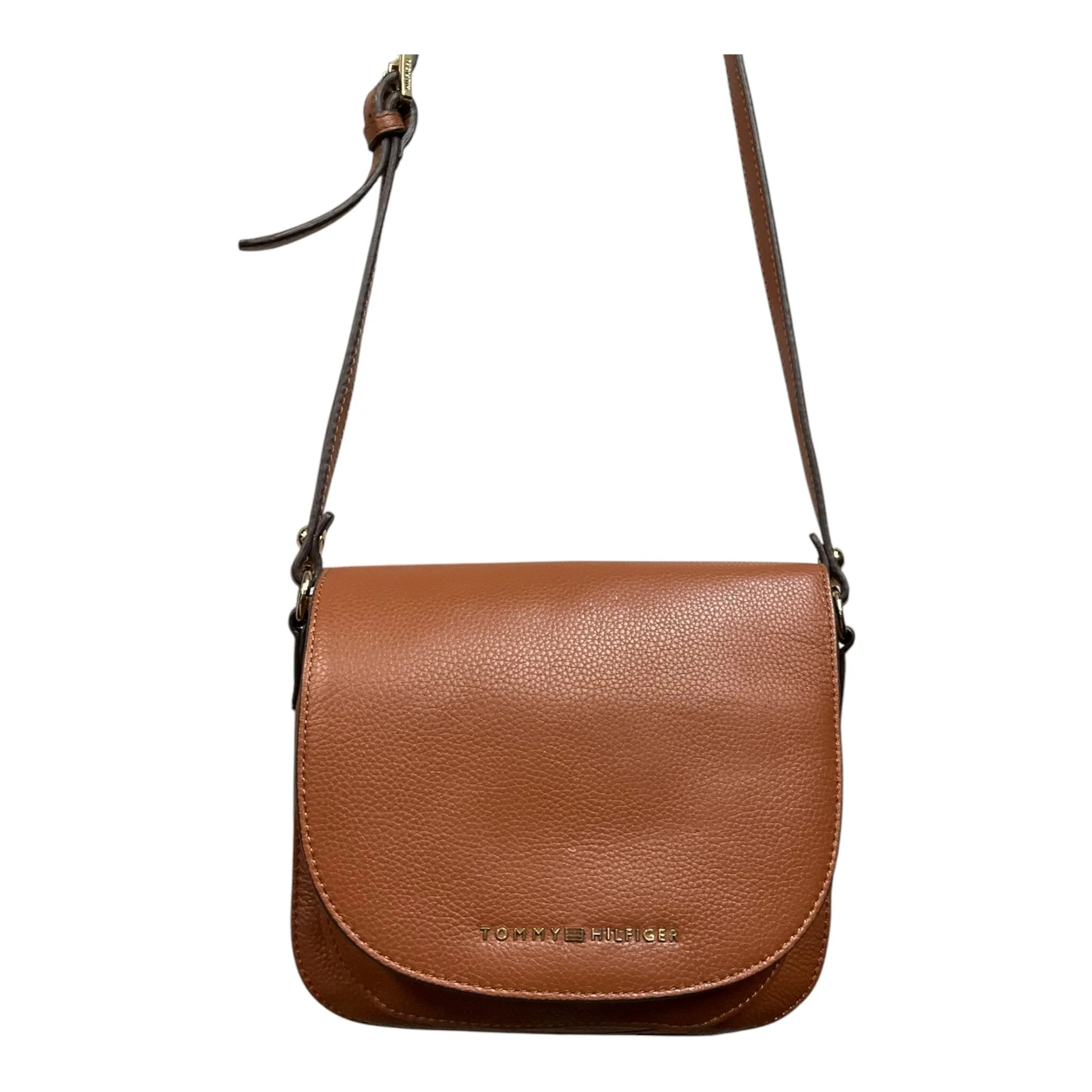 Crossbody Leather By Tommy Hilfiger  Size: Medium