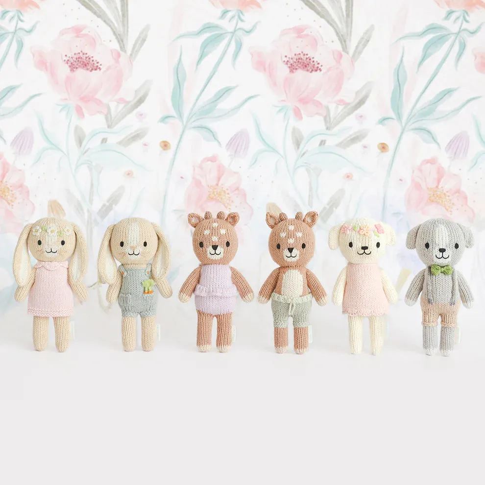 cuddle   kind Hand-Knit Tiny Collection - Elliott the Fawn