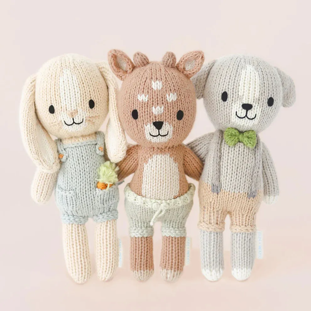 cuddle   kind Hand-Knit Tiny Collection - Elliott the Fawn
