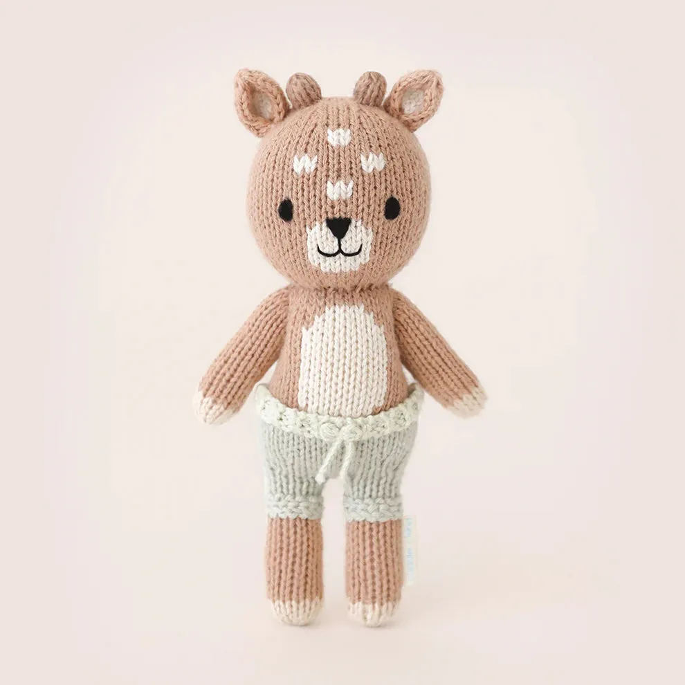 cuddle   kind Hand-Knit Tiny Collection - Elliott the Fawn