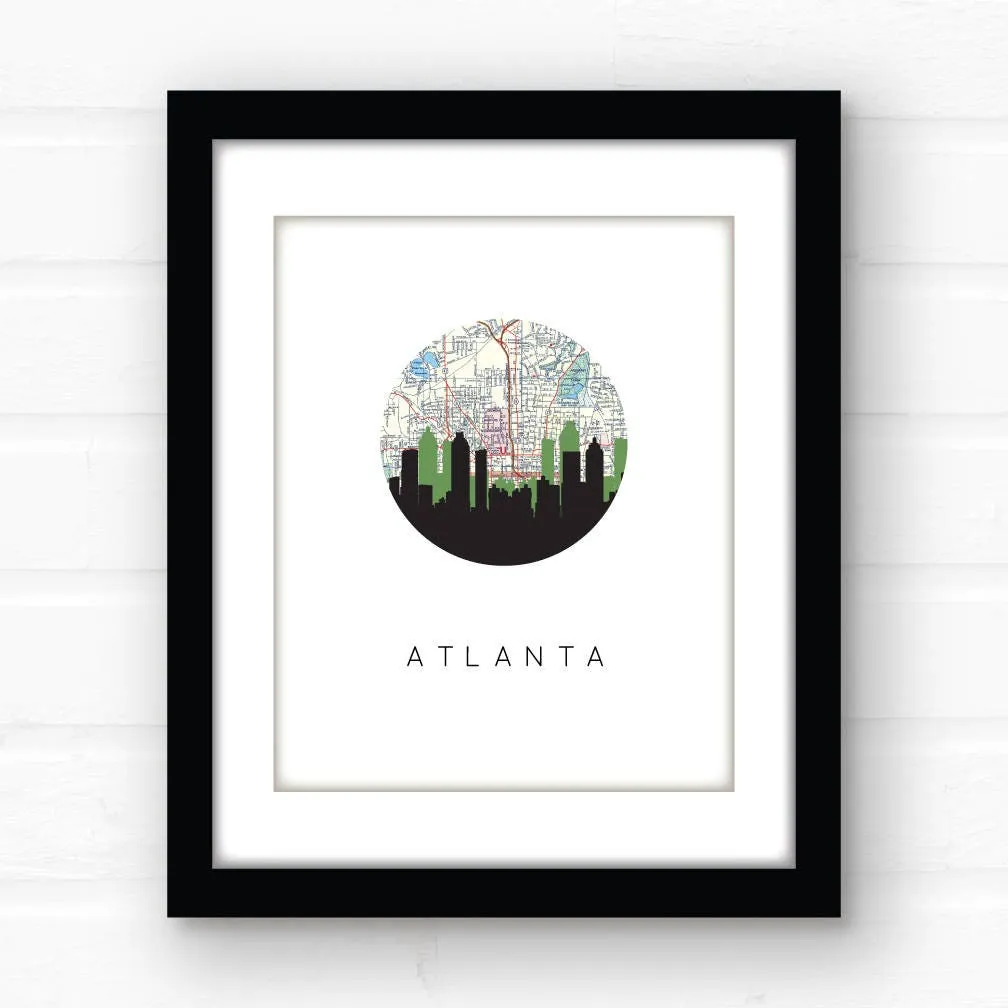 custom city skyline print, custom city skyline art, city skyline art print, city skyline wall art, city skyline decor