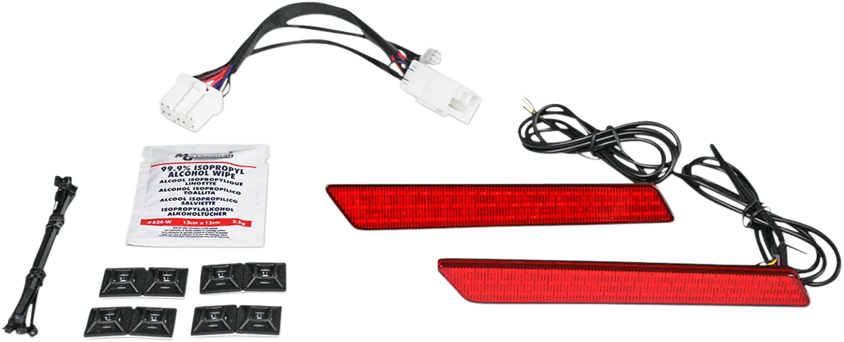 Custom Dynamics CD-LATCH-BCM-S Saddlebag Latch Lights - Smoke Lens