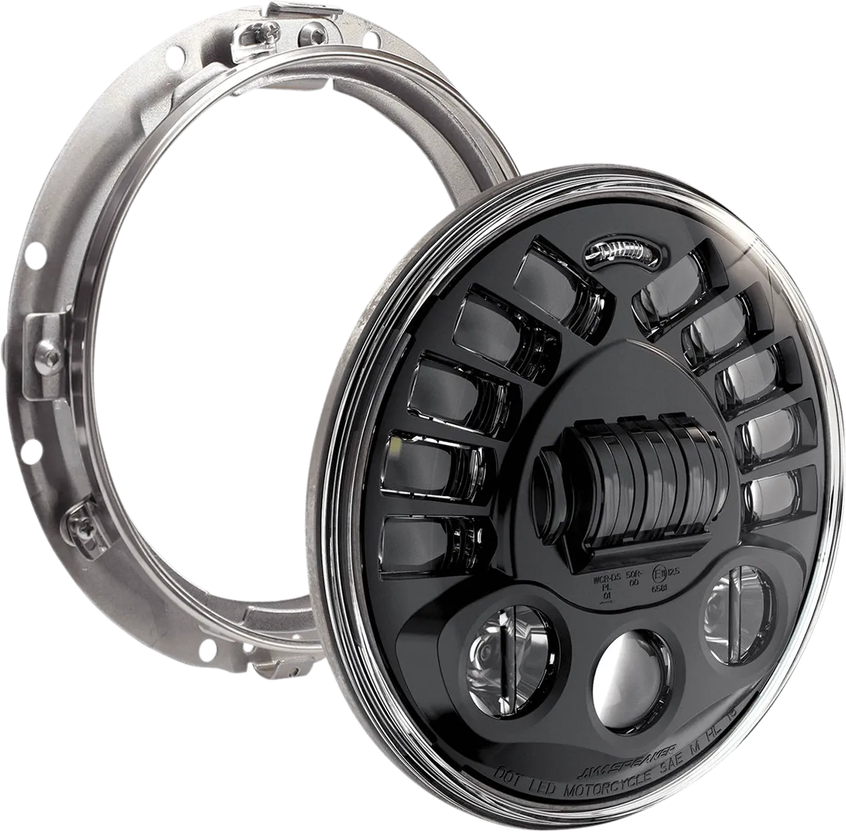 Custom Dynamics PB-7A-13-B 7in. Probeam Adaptive Headlamp - Black