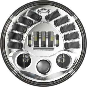 Custom Dynamics PB-7A-14-C 7in. Probeam Adaptive Headlamp - Chrome