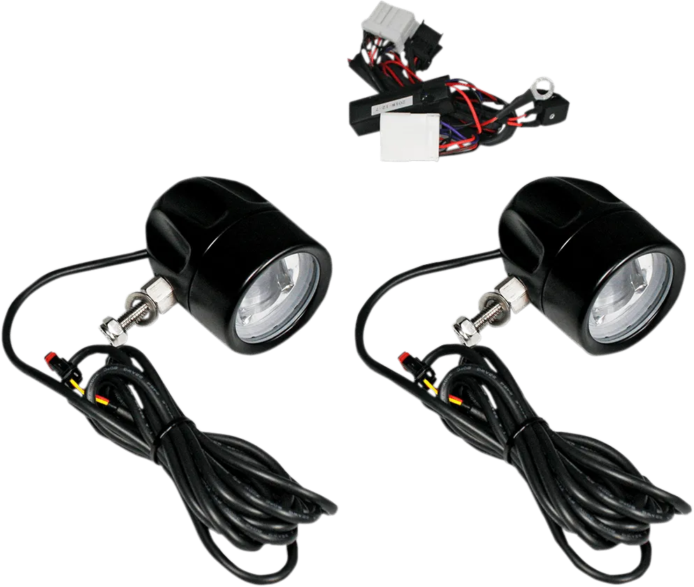 Custom Dynamics PB-FOG-BCM-B LED Halo Fog Lights - Black