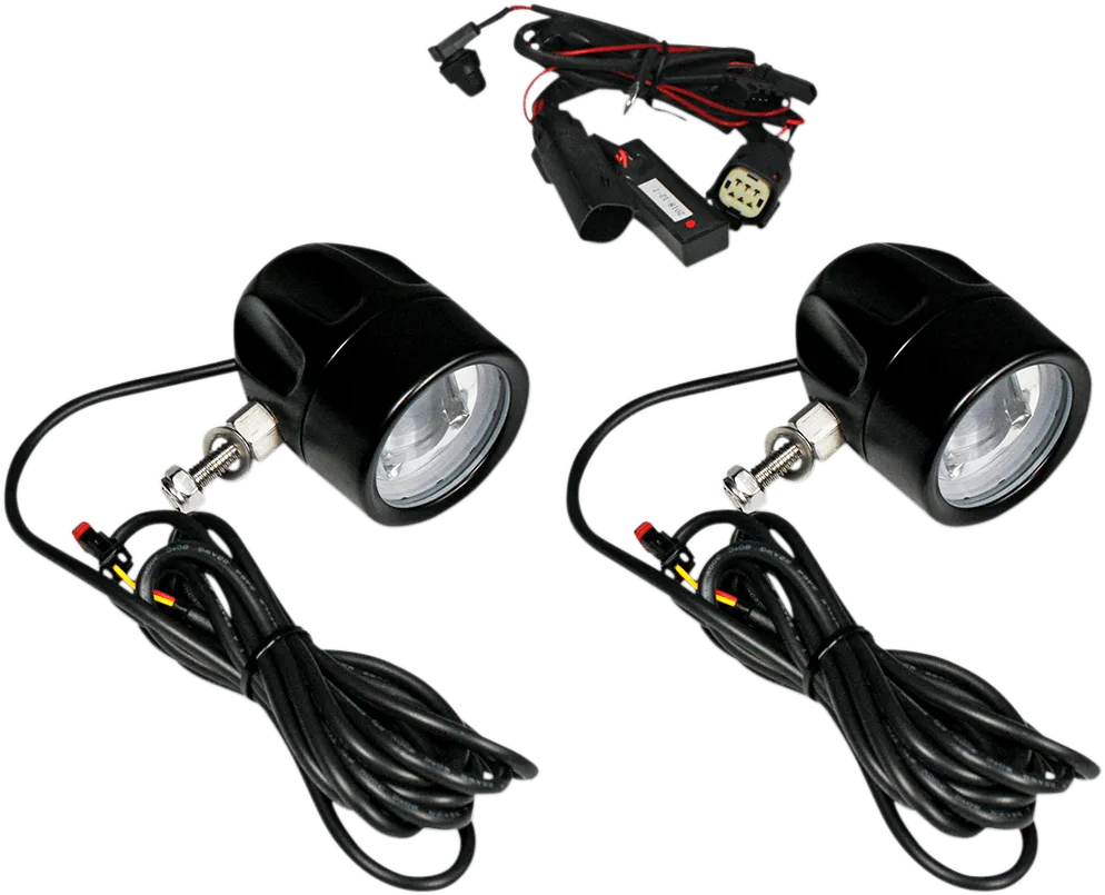 Custom Dynamics PB-FOG-BCM-B LED Halo Fog Lights - Black