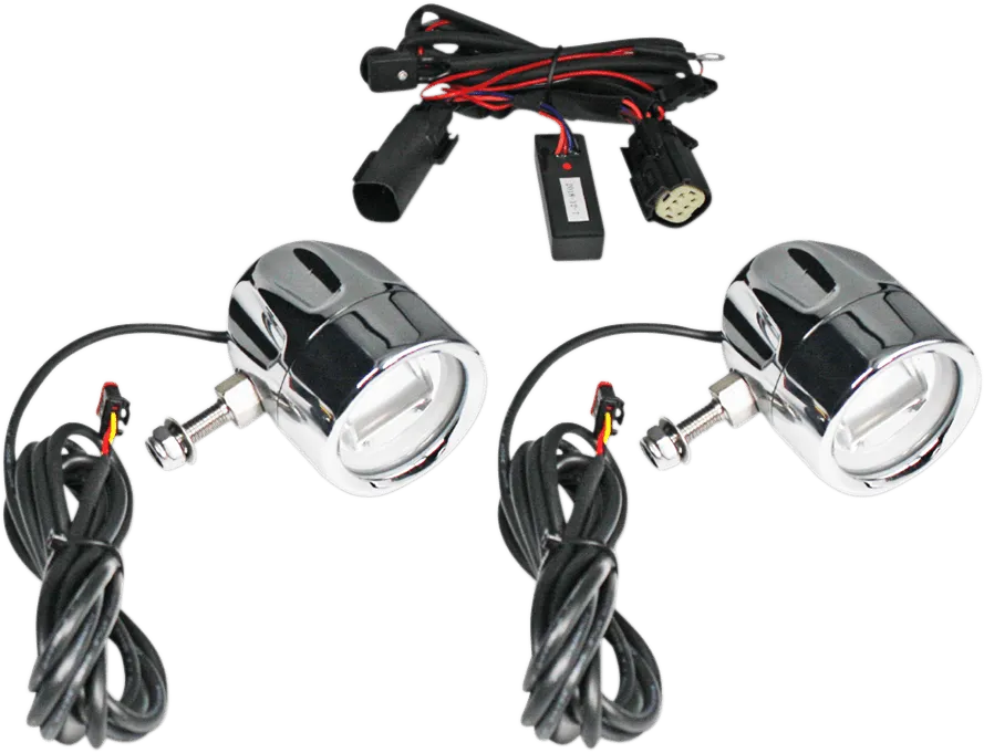 Custom Dynamics PB-FOG-BCM-B LED Halo Fog Lights - Black