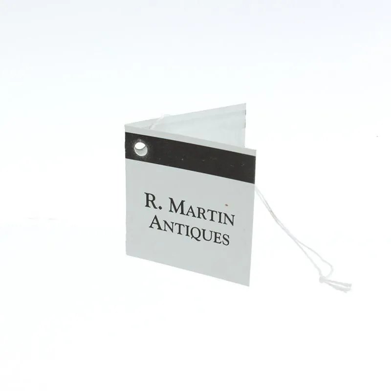 Custom Foldover Tags 2" x 2" (1000/Pack)