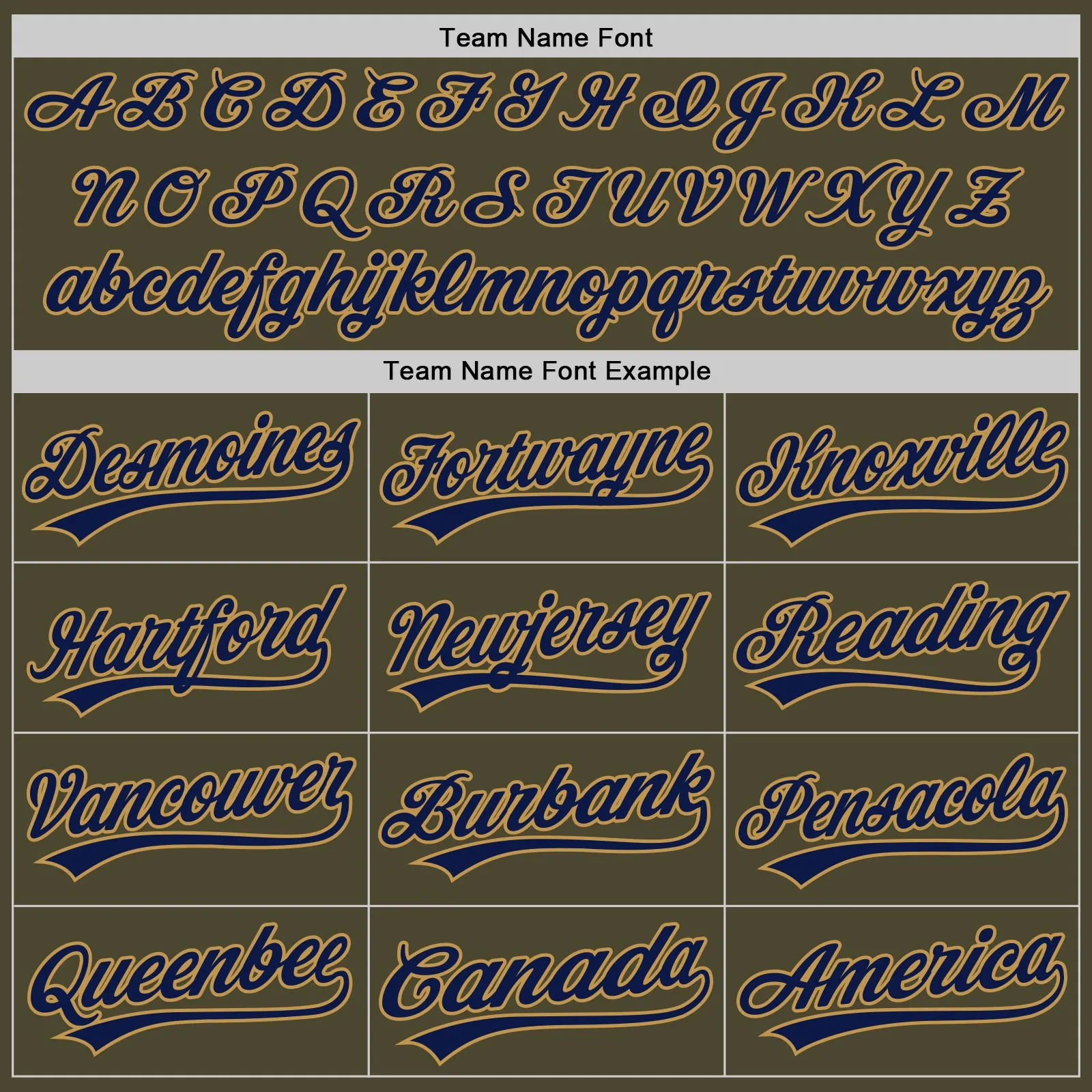 Custom Olive Navy-Old Gold Authentic Throwback Salute To Service Baseball Jersey