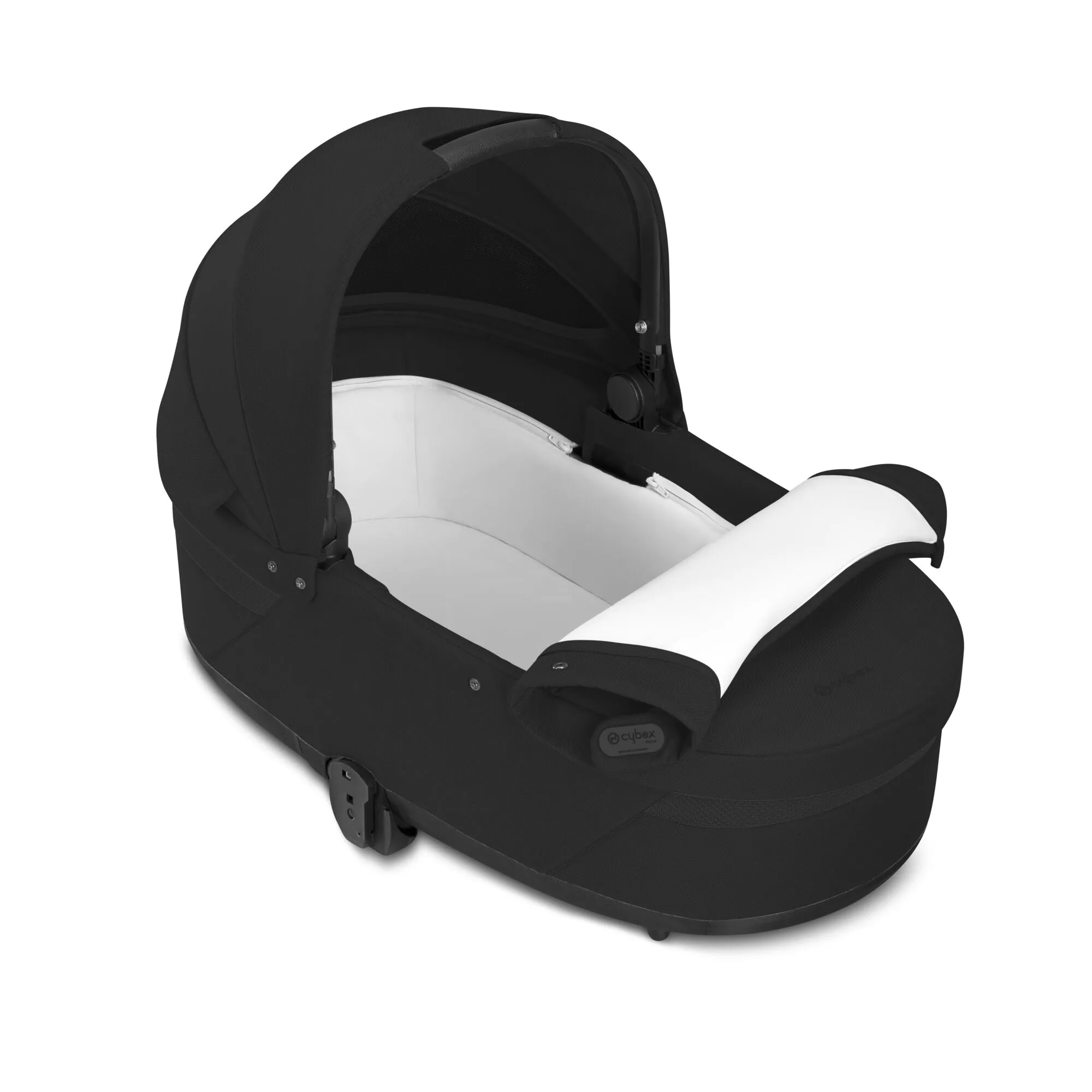 Cybex Balios S Lux Bundle with Aton B2 Car Seat & Base - Moon Black/Black Frame