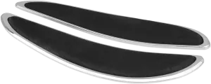 Cyclesmiths 104-NR Standard 19in. Banana Boards - Chrome without Rivets