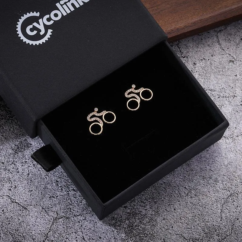 Cycolinks Velorosa Road Bicycle Earrings