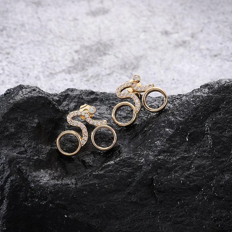 Cycolinks Velorosa Road Bicycle Earrings