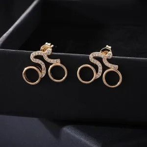 Cycolinks Velorosa Road Bicycle Earrings
