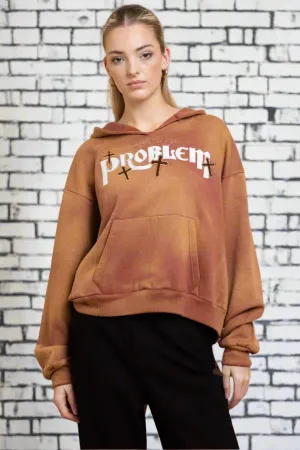Daisy Street Problem V Neck Hoodie