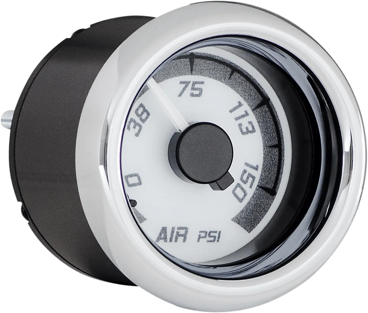 Dakota Digital MVX-8604-WG-K MVX-8K Analog/Digital Plug-In Instrumentation Six-Gauge Kit - White/Gray Background - Black Bezel