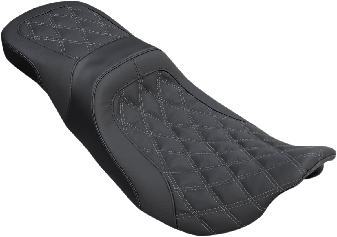 Danny Gray 22-411DIA Weekday 2-Up XL Seat - Double Diamond Stitch with Charcoal Gray Thread