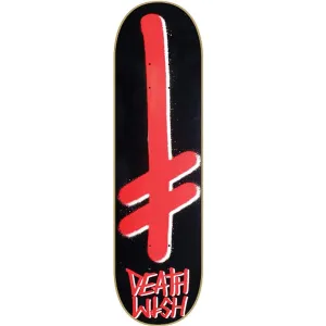 Deathwish Gang Logo Black Red 8"