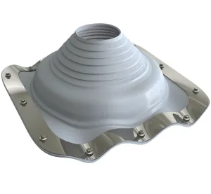Dektite® Premium EPDM Pipe Flashing For Metal Roofs - Grey (5 - 76mm)