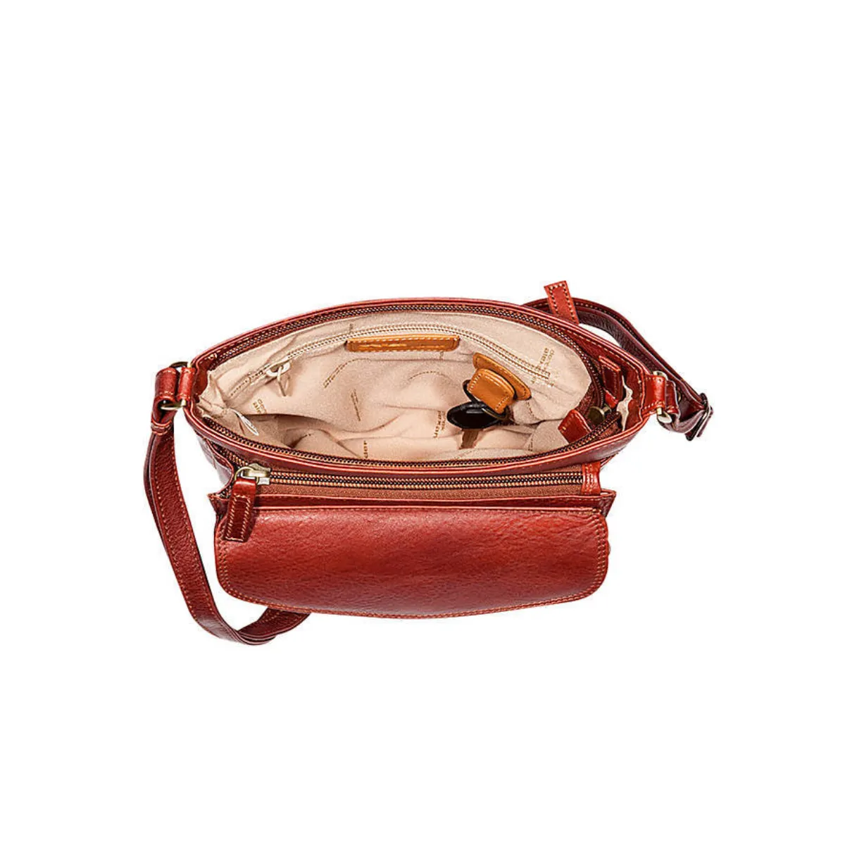 Derek Alexander Crossbody Handbag - Whiskey
