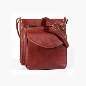 Derek Alexander Crossbody Handbag - Whiskey