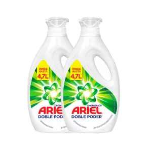 Detergente Liquido Concentrado Ariel 2x1.8 Lt