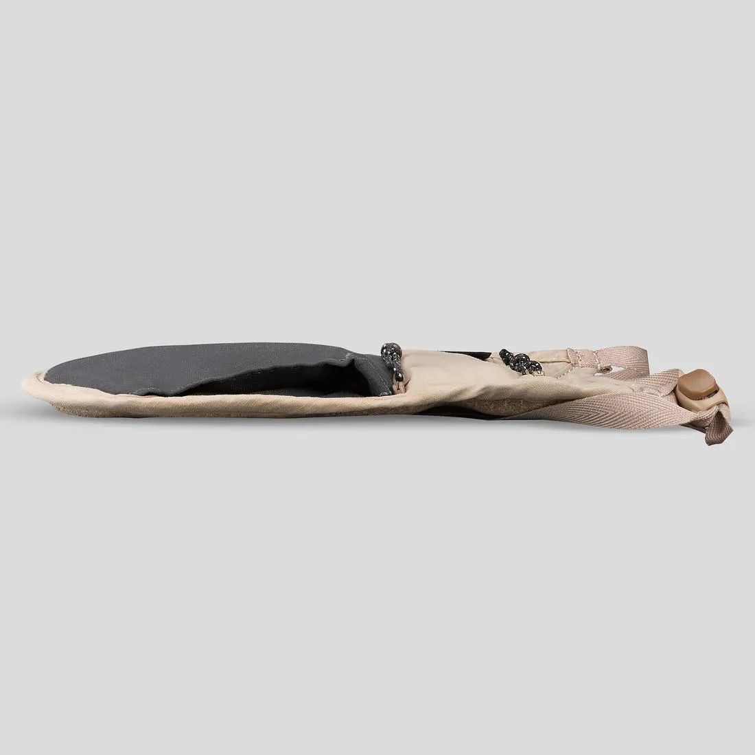 Discreet neck pouch TRAVEL RFID Beige