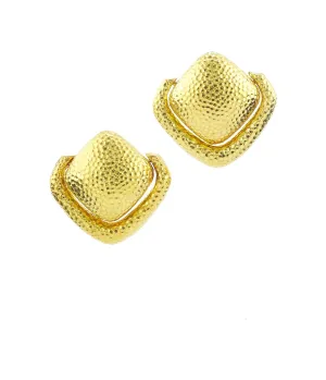Doorknocker Stud Earrings