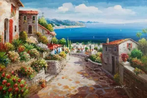 Down the Hill - MID PREMIUM - 70 x 50 in. by C. Antonio