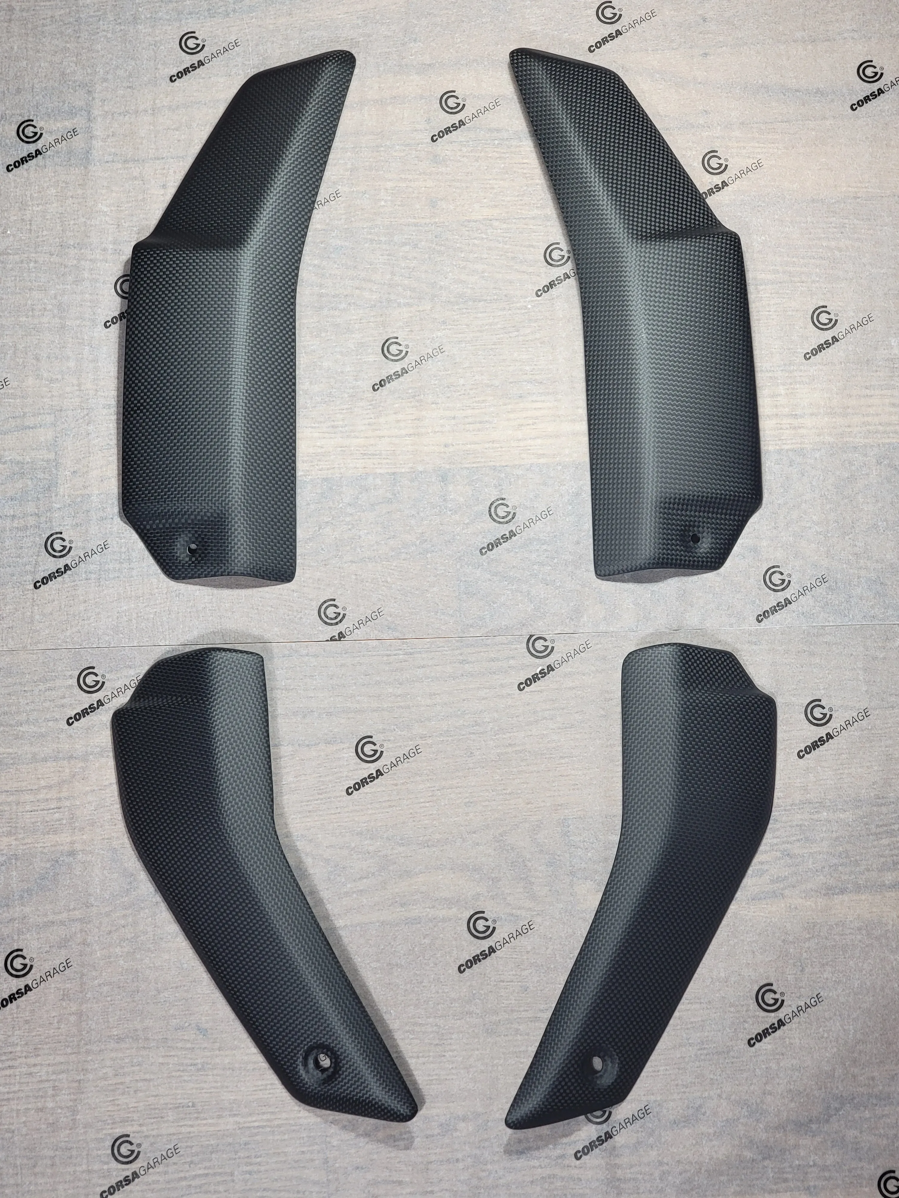 Ducati Streetfighter V4/S  Carbon Fiber Radiator Side Covers 2020-2022
